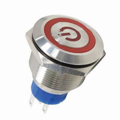 25mm metal push button switch