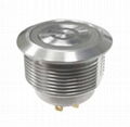 22mm short anti-vandal push button switch 2