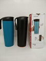 Double wall PP material hot sale suction mug/ mighty mug