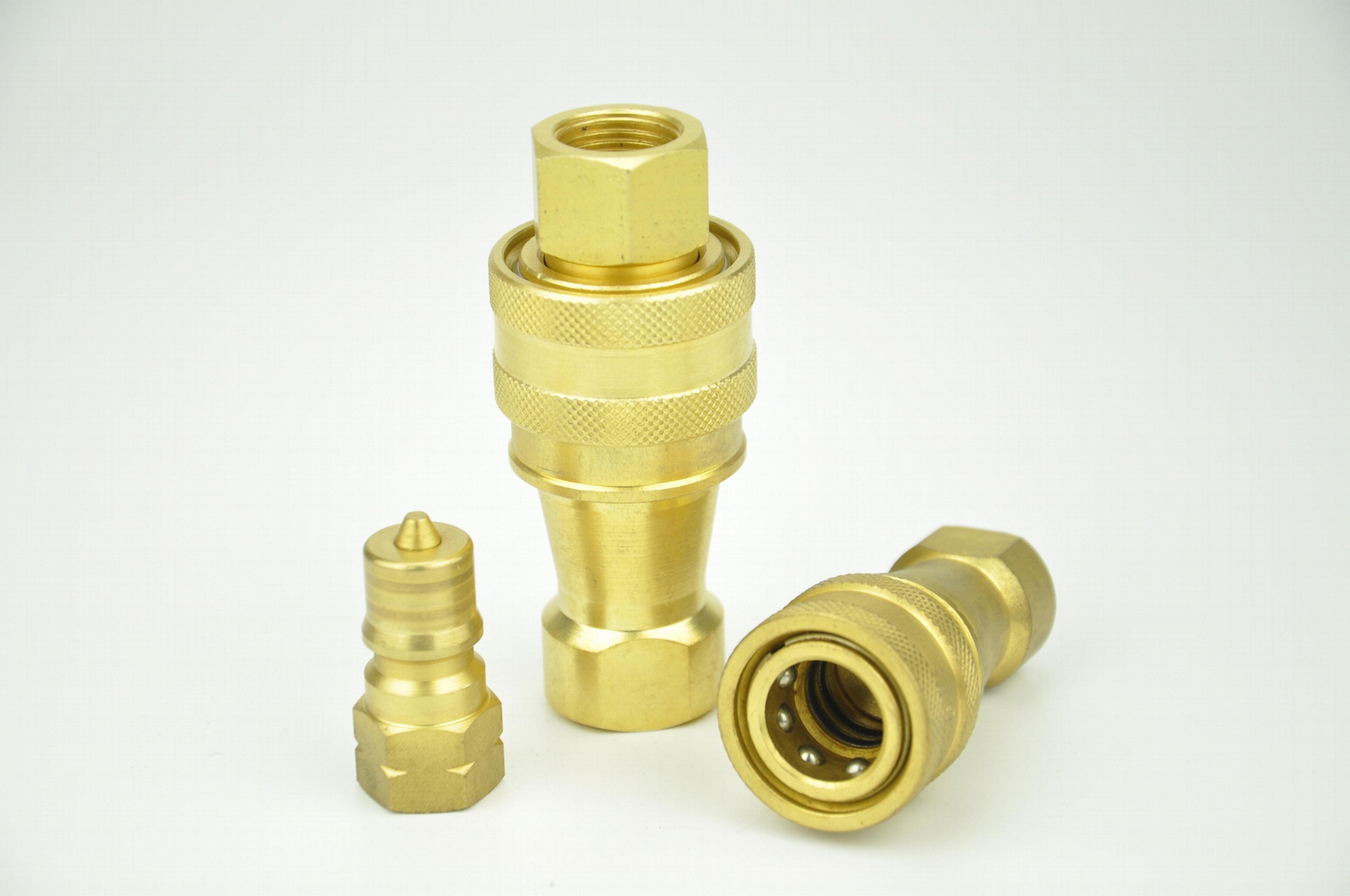 kzd2-6黄铜真空高温高压内螺纹双自封快速接头