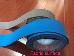 Fabric pattern rubber roller coveing tape