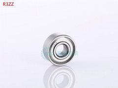 R3ZZ Miniature Bearing 4.762mmx12.700mmx4.978mm Deep Groove Ball Bearing