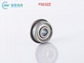 F623ZZ Miniature Flange Bearing 3X8X3mm
