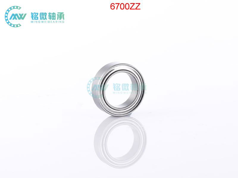 6700ZZ Thin Section Ball Bearing 10X15X4mm Metal Cage Deep Groove Ball Bearing