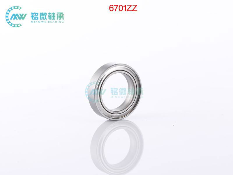 6700ZZ Thin Section Ball Bearing 10X15X4mm Metal Cage Deep Groove Ball Bearing 2