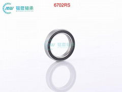 6702 2rs Thin Section Bearing 15x21x4mm Deep Groove Ball Bearing