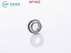 MF74ZZ Small Flange Bearings 4X7X2.5mm