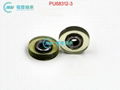 PU68312-3 Polyurethane Coated Bearing 3x12x3mm Black And Transparent Color 2