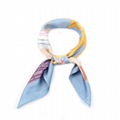 Wholesale Square Scarf For Woman Printed Neckerchief 5