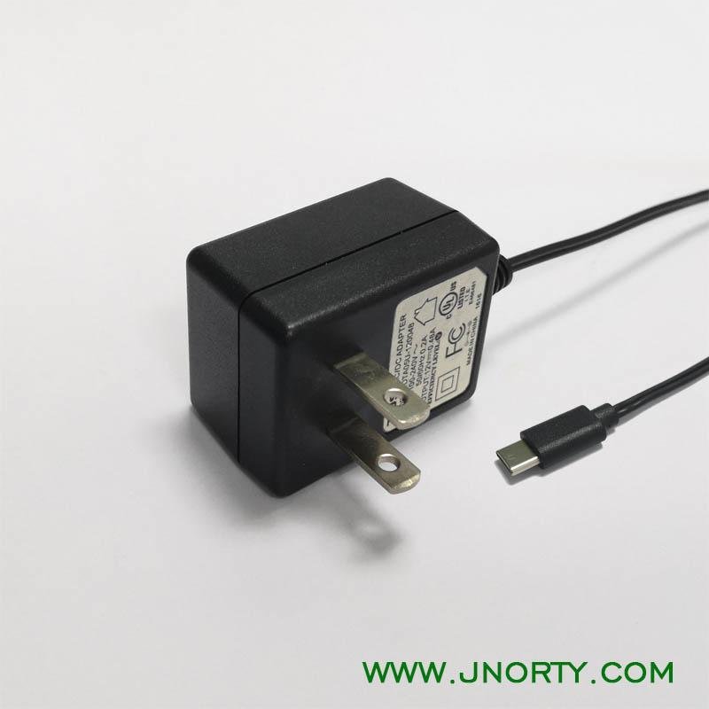jnorty 12V1A power adapter for US and JP AC Plug 2