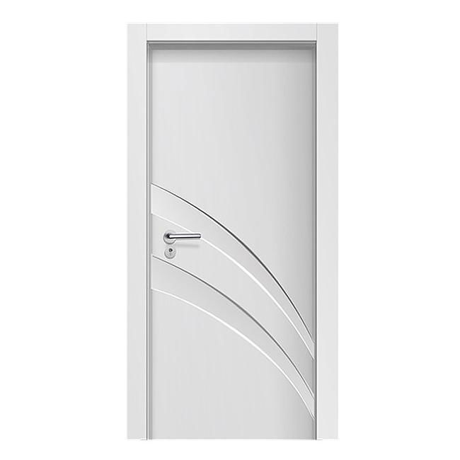 Top sale good quality competitive price porta wpc pine flush door for Israel 3