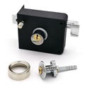 Inside outside door mechanical night latch rim lock for South America market 3