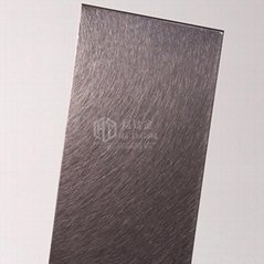 電鍍深褐色亂紋高比不鏽鋼裝飾板