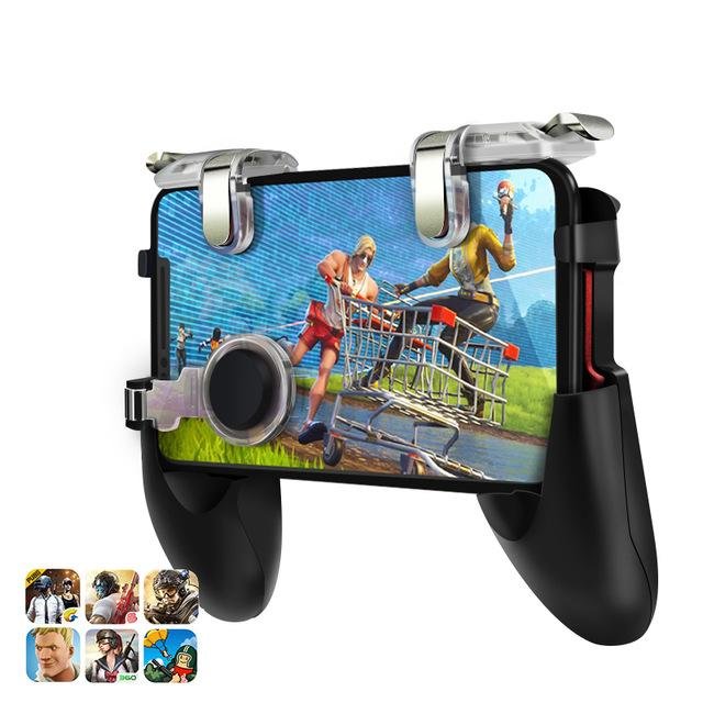 Mobile Controller Gamepad Free Fire L1 R1 Triggers Phone Game Pad Handle Grip Jo