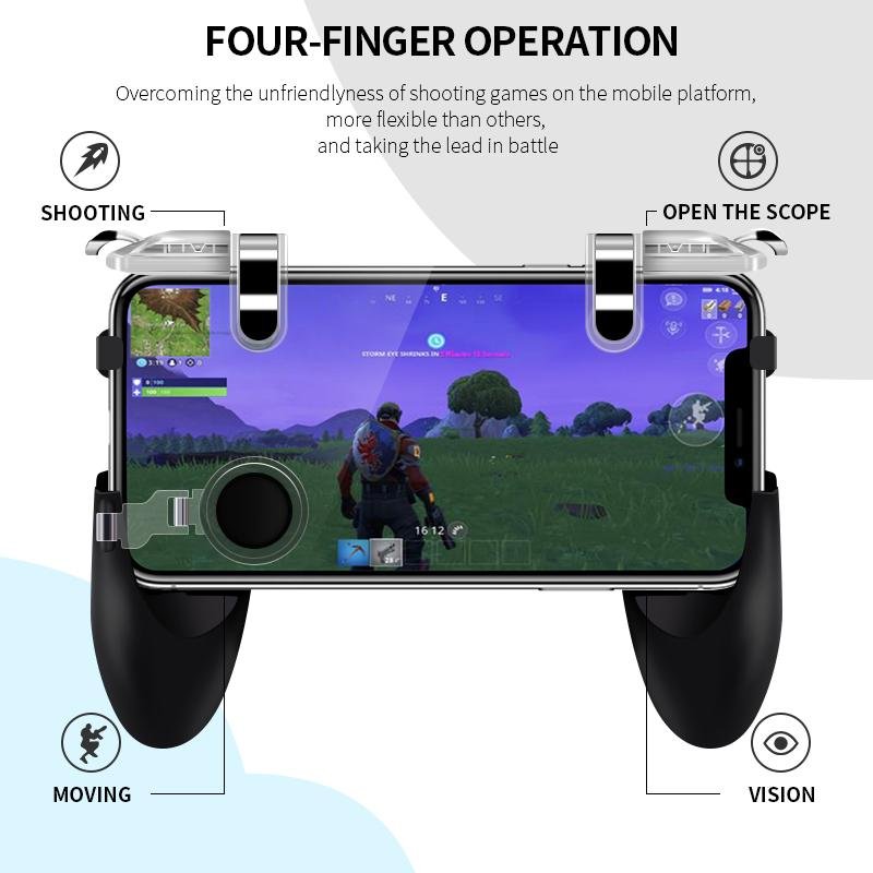 Mobile Controller Gamepad Free Fire L1 R1 Triggers Phone Game Pad Handle Grip Jo 2
