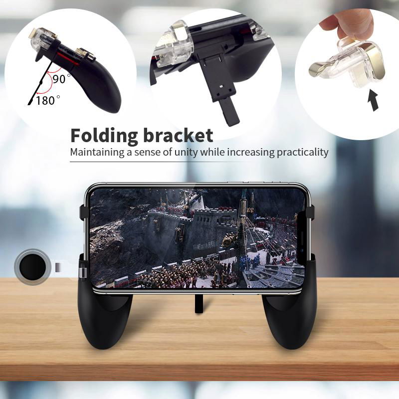 Mobile Controller Gamepad Free Fire L1 R1 Triggers Phone Game Pad Handle Grip Jo 3