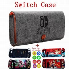 Portable Traval Case For Nintend Switch Felt Storage Hard Carrying Case Bags