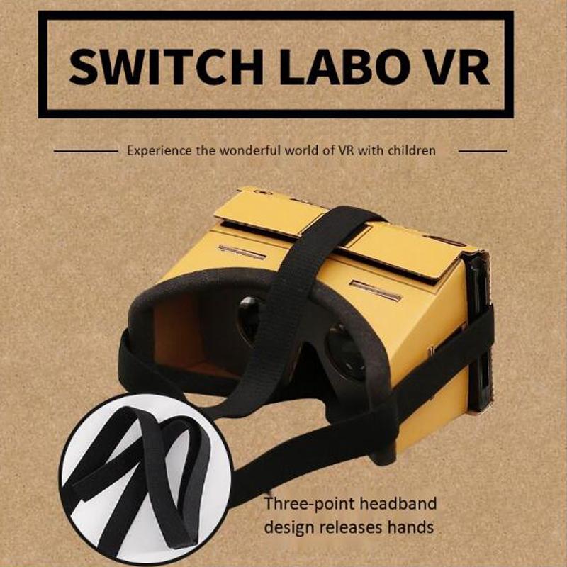 Hot VR Folding Cardboard Virtual Reality Glasses VR 3D Glasses for NS Switch 2