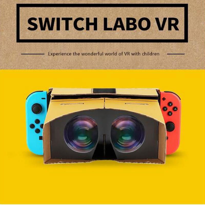 Hot VR Folding Cardboard Virtual Reality Glasses VR 3D Glasses for NS Switch 5