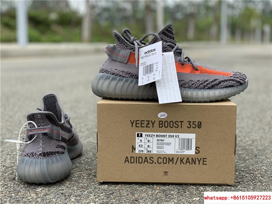        Yeezy Boost 350 V2 grey and orange triple EG7963 adias yeezy shoes  4