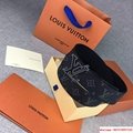 LV Initiales 40MM Reversible belt Black Taiga calf leather recto side lv belt