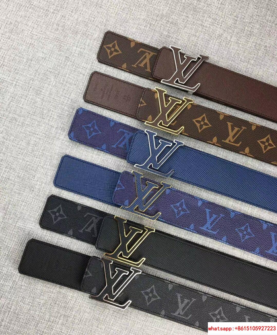 LV INITIALES 40MM REVERSIBLE BELT lv blue belt lv men's belts (China ...