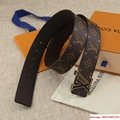 LV INITIALES 40MM REVERSIBLE BELT lv brown monogram belt lv belt free shipping