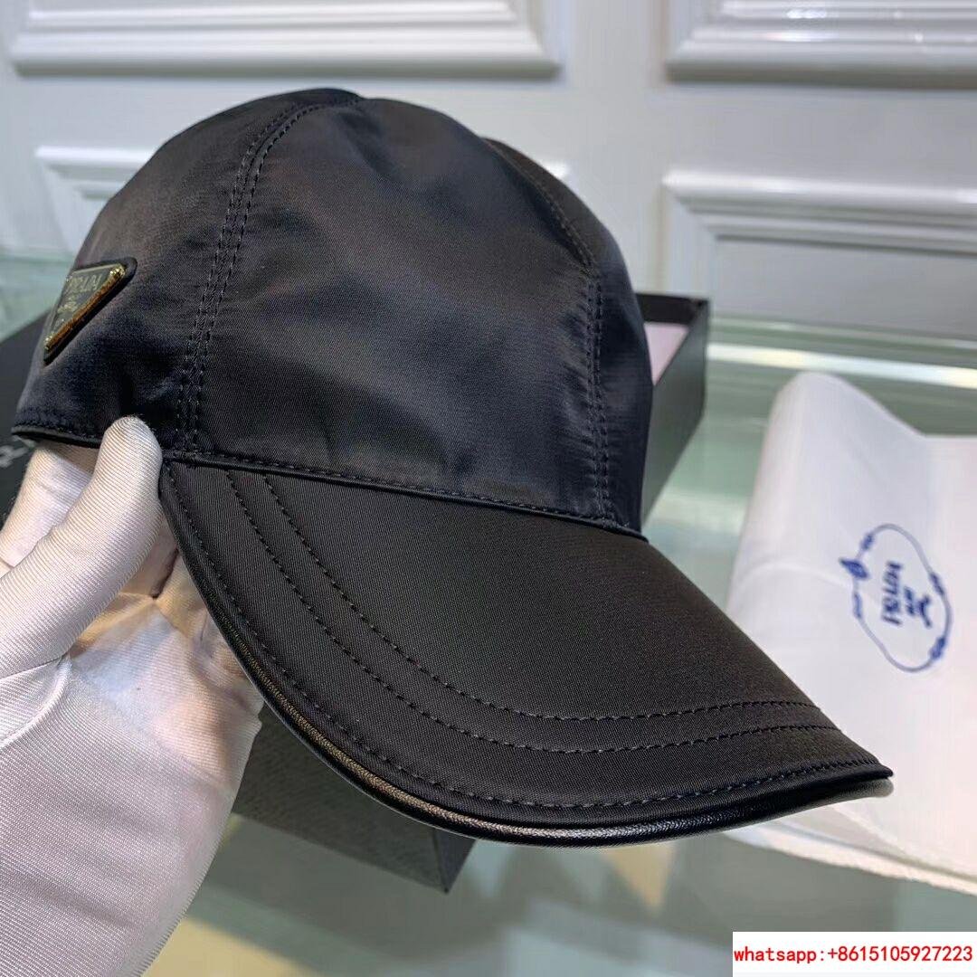 Prada Black Baseball Hat Cap Adjustable prada hat
