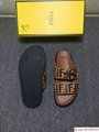 hotsale       brown leather slides