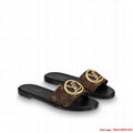               lock It flat mule     lide sandals Monogram canvas 1A5772  (Hot Product - 3*)