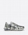 valentino  bounce low top sneaker Silver  valentino sneaker valentino shoes 