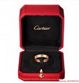 cartier love wedding band 8 diamonds rings rose gold  cartier rings  2