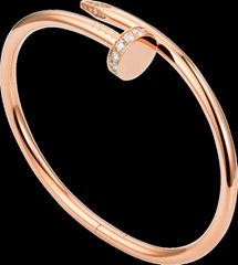 cartier juste un clou bracelet rose  gold diamond cartier bracelet