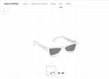 louis vuitton skepticals sunglasses Z1162W lv sunglass Matt White/White acetate 