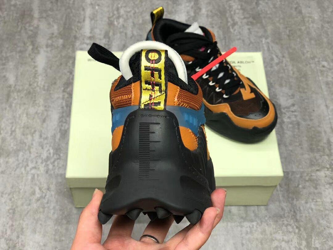 Off-White Black & Tan Odsy-1000 Sneakers Low-top offwhite sneaker  3