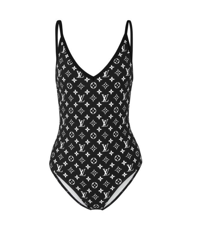               blurry Monogram one-piece swimsuit      wimsuit     ikini  1A615F 4