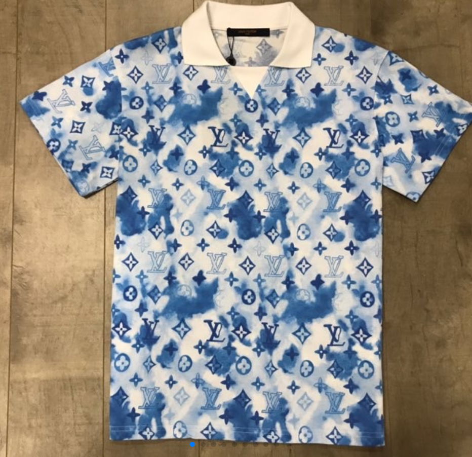 Louis Vuitton Watercolor Short Sleeve Shirt