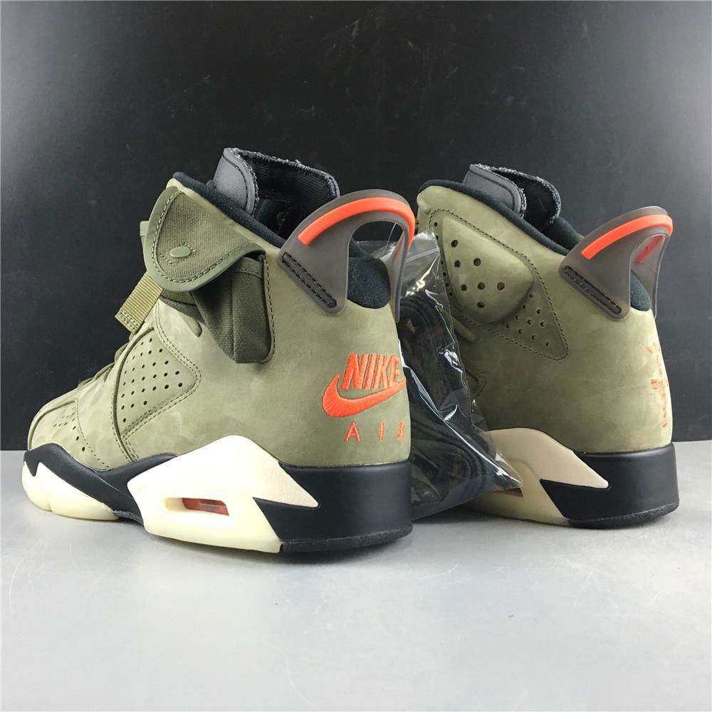 Jordan 6 Retro x Travis Scott Olive 2019  3