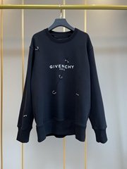 GIVENCHY OVERSIZED SWEATSHIRT WITH METAL DETAILS givenchy sweatshirt hoody 