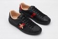 Gucci Bee shoes Ace embroidered sneaker Gucci men shoes Gucci shoes    