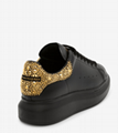 Mcqueen Men's Oversized Sneaker in Gold/black mcqueen shoes 