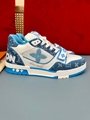 LV Trainer Sneaker 1A9ZI6 lv shoes lv sneaker lv blue Monogram denim