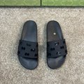 Gucci WOMEN'S RUBBER GG SLIDE SANDAL 573922 gucci sandal  gucci slide 