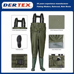 Multifunctional Fitted High Quality Fly Fishing Waders Boots