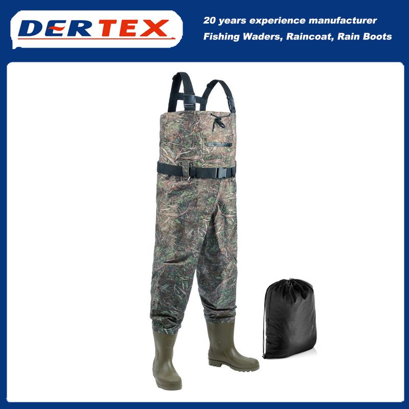 Multifunctional Fitted High Quality Fly Fishing Waders Boots DERTEX