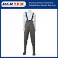 Cleated Adjustable Durable Thigh Length Fishing Waders 1