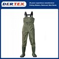 Cleated Adjustable Durable Thigh Length Fishing Waders 5
