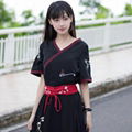 2019 Light Flower Daily Chinese Embroidered Short-sleeved Hanfu Skirt 2