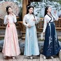 Improved Hanfu Daily Costume Fresh and Elegant Ancient Velvet Skirt 1