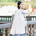 Hanfu Cloak Autumn and Winter Daily Ancient Style Coat In The Long Cape
